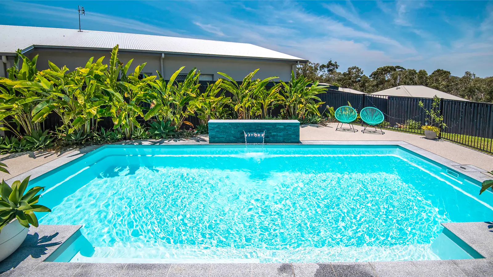 AquaVista Pool and Spa offer a full palette of swimming pool colors 