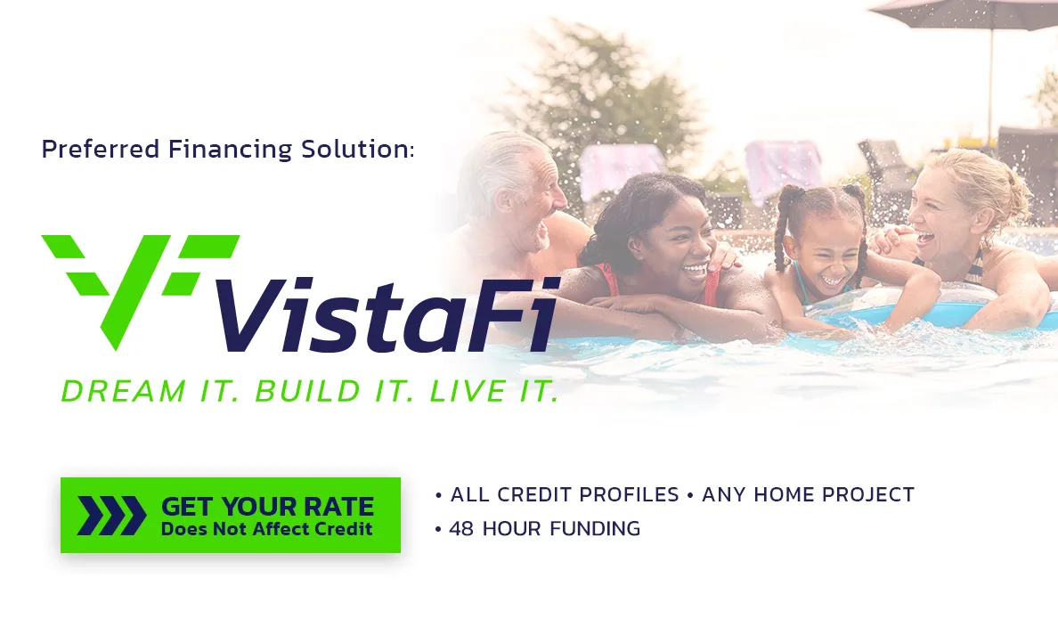 Pool financing from VistaFi: swimming pool loans